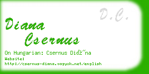 diana csernus business card